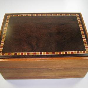 Premium Keepsake Box Made From Exotic Lumber..