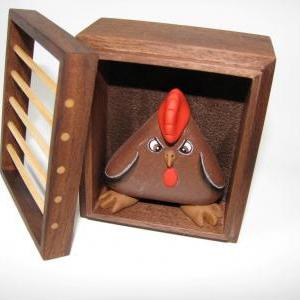Pet Rock With Handcrafted Pet Crate. Your Choice..