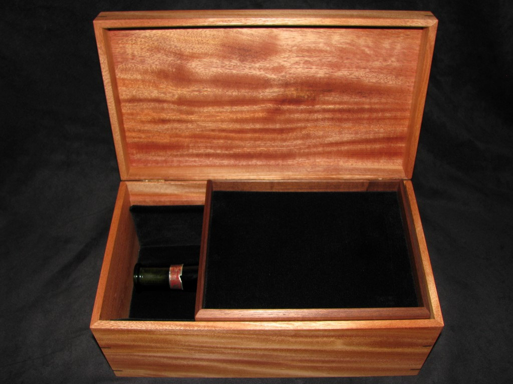 Love Letter Wine Ceremony Box With Tray To Hold The Love Letters. For Weddings And Anniversaries.